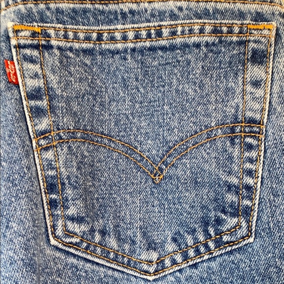 Levi's 550 36x30 Relaxed Fit Tapered Leg Men's Jeans raw Medium Wash Denim Blue - Picture 7 of 16